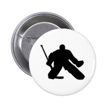 Hockey - gardien de but badge