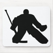 Hockey - gardien de but tapis de souris
