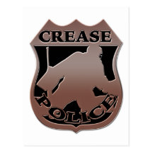 Hockey Goalie Police Badge Postcards