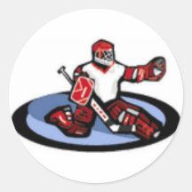 Hockey Goalie Sticker