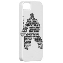 Hockey Goalie Typography Cell Phone Case iPhone 5 Cover