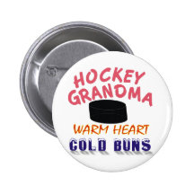 HOCKEY GRANDMA BUTTONS