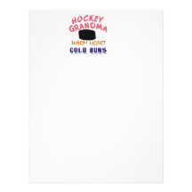 HOCKEY GRANDMA LETTERHEAD DESIGN