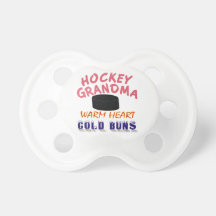 HOCKEY GRANDMA PACIFIERS