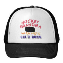 HOCKEY GRANDMA TRUCKER HATS