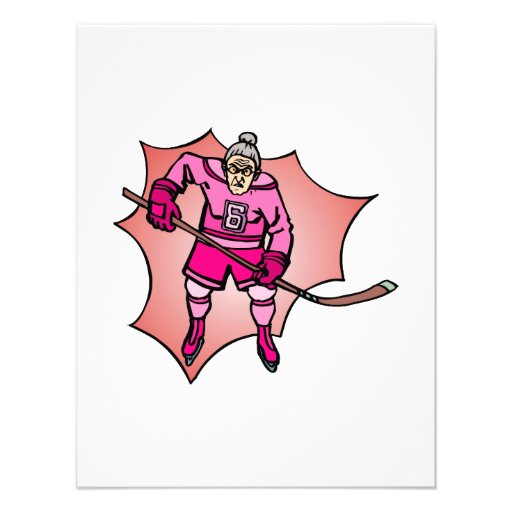 Hockey Grannies Invitations