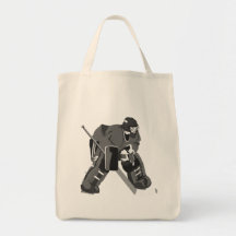 Hockey gris de gardien de but sacs