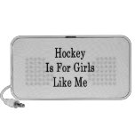 Hockey Is For Girls Like Me Notebook Speaker