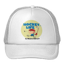 Hockey is There More T-shirts and Gifts Trucker Hat