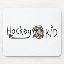 Hockey Kid Mouse Pad
