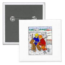 Hockey Kids Pins