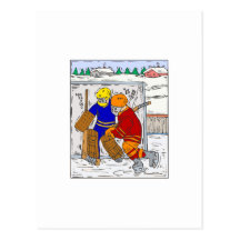 Hockey Kids Postcards