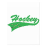 Hockey logo postcard