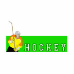 Hockey Logo with player Photo Sculpture