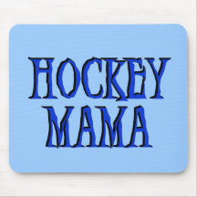 Hockey Mama Blue T-shirts and Gifts Mouse Pads