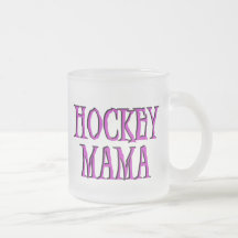 Hockey Mama Hot Pink T-shirts and Gifts Coffee Mugs