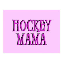 Hockey Mama Hot Pink T-shirts and Gifts Postcard