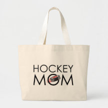 Hockey Mom Canvas Bags