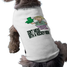 Hockey Mom Dog T Shirt