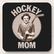 Hockey Mom Drink Coasters