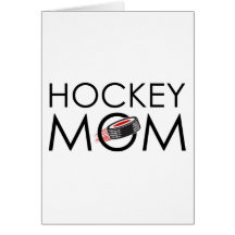 Hockey Mom Greeting Card