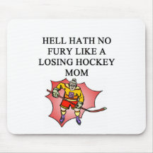 hockey mom joke mousepads