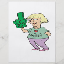 Hockey Mom Personalized Flyer