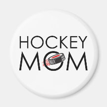 Hockey Mom Refrigerator Magnet