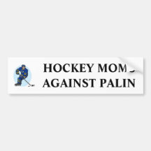 Hockey Moms Against Palin Bumper Sticker