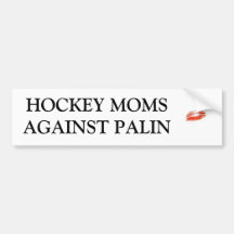 Hockey Moms Against Palin Bumper Sticker
