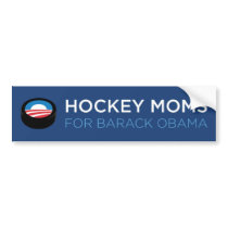 Hockey Moms for Barack Obama Bumper Sticker