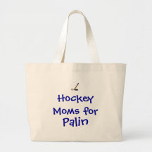 Hockey Moms for Palin Tote Bags