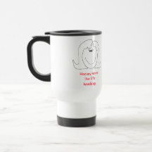 Hockey moms live life heads up mug