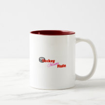 Hockey Moms Rule Coffee Mug