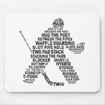 Hockey Netminder Mouse Pads