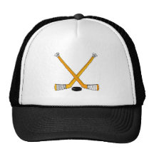 Hockey orange casquette