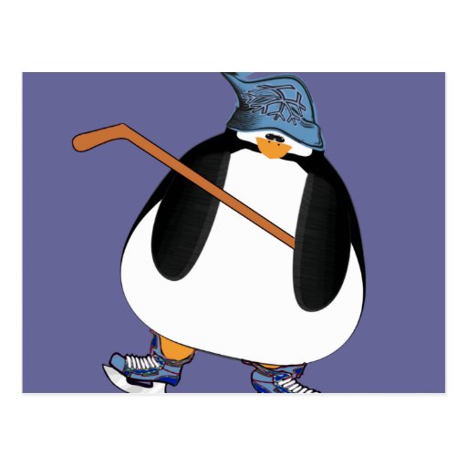 Hockey Penguin Postcards