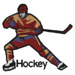 Hockey Player Embroidered Shirt
