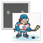 Hockey Player - USA Pins