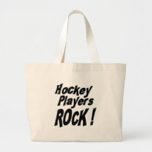 Hockey Players Rock! Tote Bag