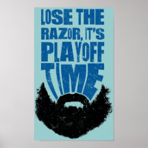 Hockey Playoff Beard Poster