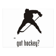 Hockey Post Card