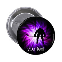 Hockey pourpre frais badge