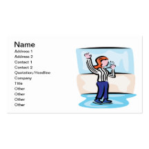 Hockey Referee Business Card