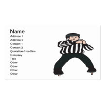 Hockey Referee Business Card