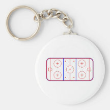 Hockey Rink Keychain