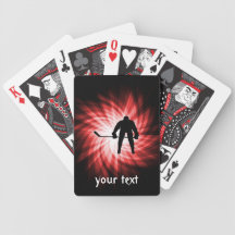 Hockey rouge jeux de cartes