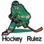 Hockey Rulez Embroidered Shirt embroidered shirts