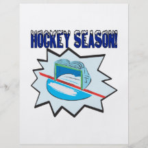 Hockey Season Flyer Design