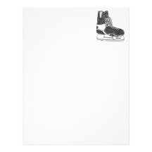 Hockey Skate Custom Letterhead
